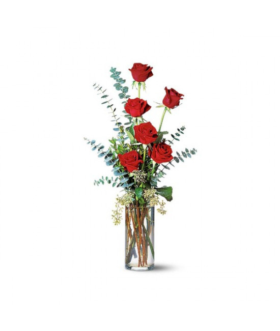 Six Red Roses